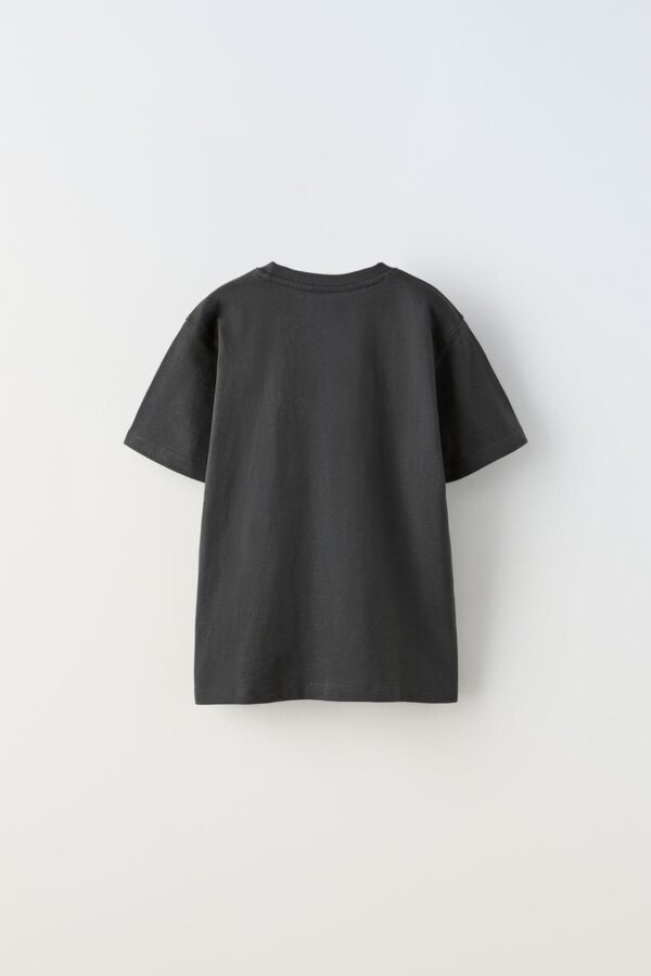 regular fit plain black t shirt